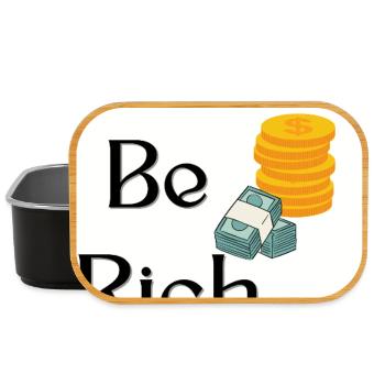 Birth to Wealth Designer Tea - Lunch Box - black - Front