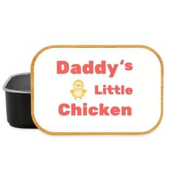 La petite poule de papa - Boîte à goûter - noir - Devant