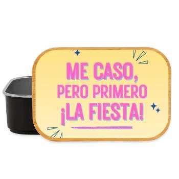 Funny Party and Friendship Quote - Lunch Box - black - Front