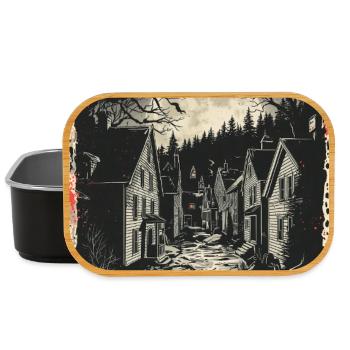 Welcome to Raven Creek – Horror Town - Lunch Box - Schwarz - Vorne