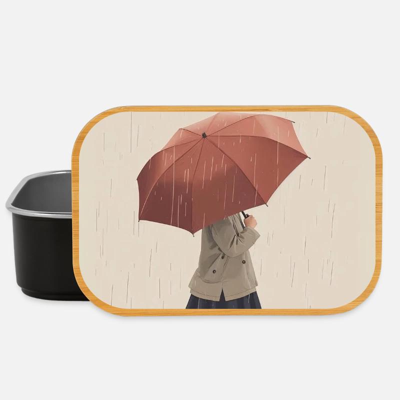 Garde d'Enfant sous Pluie - Boîte à goûter - noir