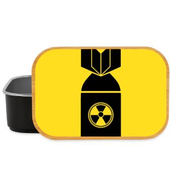 KEINE ATOMBOMBEN | Anti-Nukes-Waffe - Lunch Box - Schwarz - Vorne