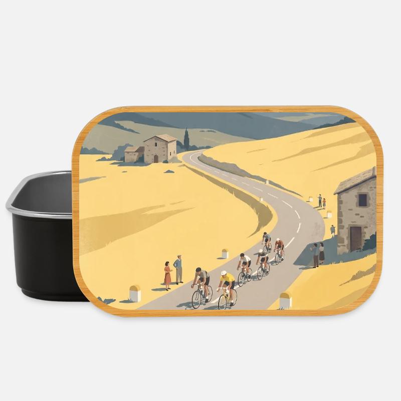 Quiet Breakaway — Radfahrer-Erinnerung - Lunch Box - Schwarz
