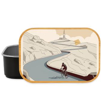 The Climb — Cycling Memory - Lunch Box - black - Front