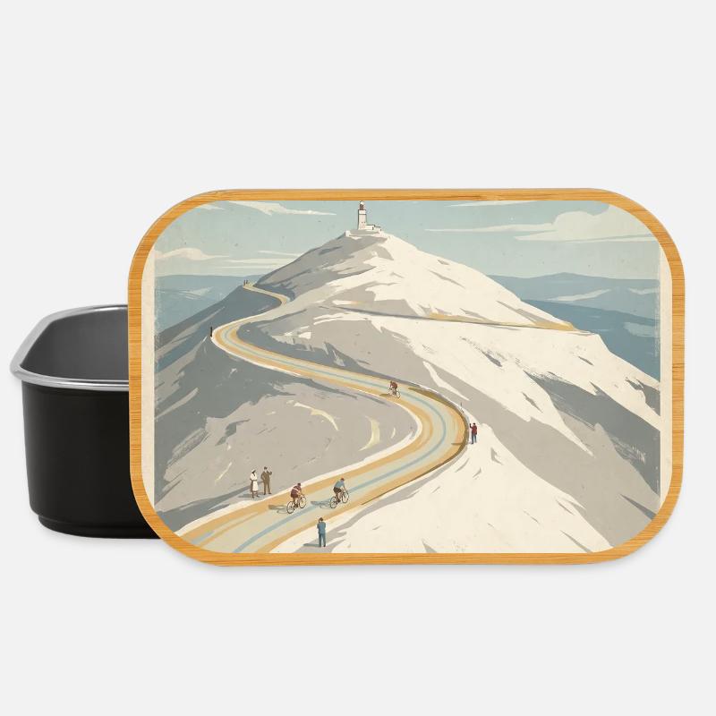 Ventoux Summit Road – Radfahrer-Erinnerung - Lunch Box - Schwarz