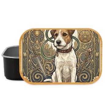Dog, the magician - Lunch Box - black - Front