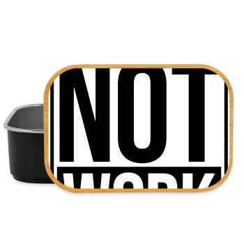 Impôt, richesse et non travail, politique progressiste, économie - Boîte à goûter - noir - Devant