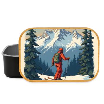 Vancouver Mountain Scenery - Lunch Box - black - Front