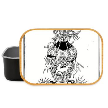 Flower_vase - Lunch Box - Schwarz - Vorne