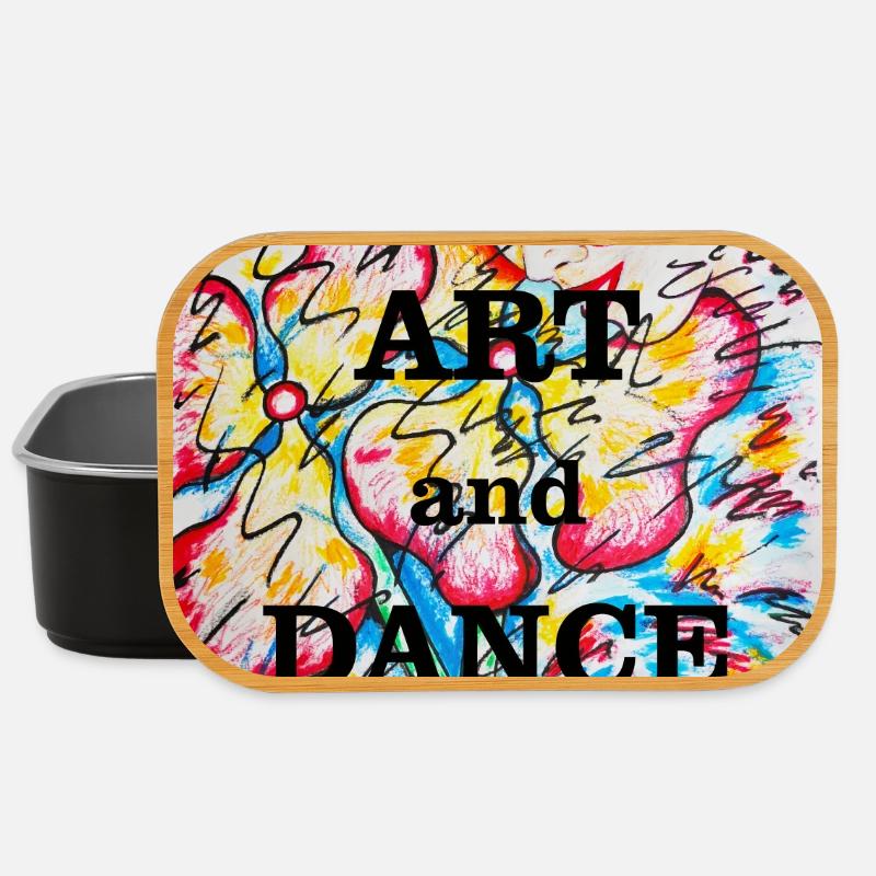 Blumenmädchen - Lunch Box - Schwarz