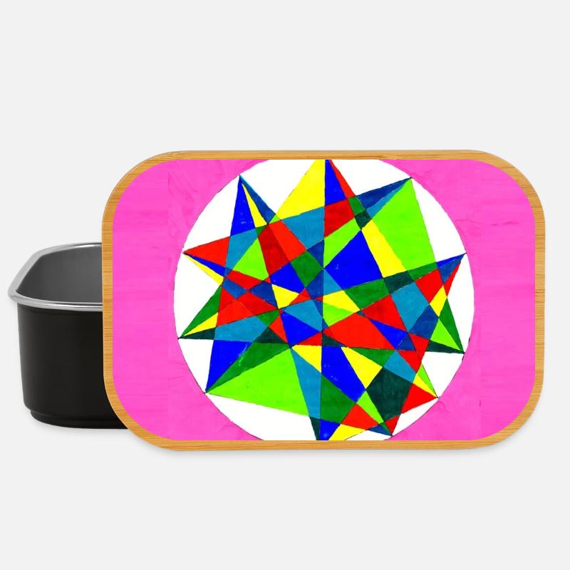 Mandala coloré ! - Boîte à goûter - noir