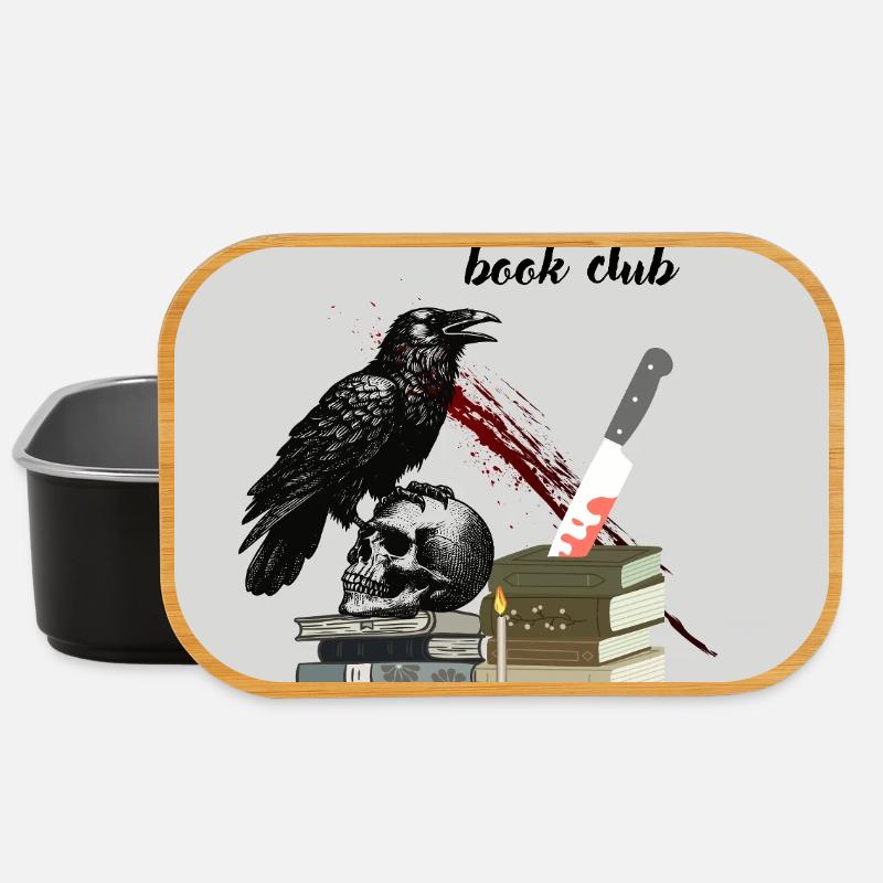 Moral Gray Book Club - Lunch Box - black