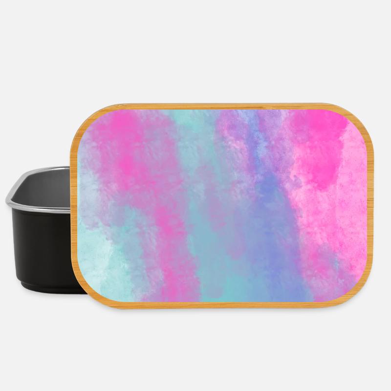 Gradient Spring customizable - Lunch Box - black