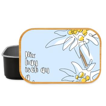 Edelweiß - Lunch Box - Schwarz - Vorne