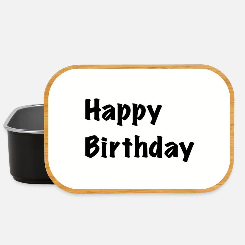 Alles Gute zum Geburtstag - Lunch Box - Schwarz