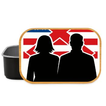 Govt Lies - Lunch Box - black - Front
