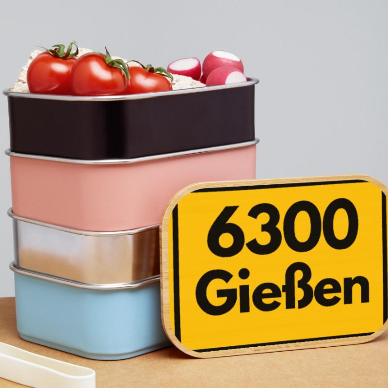 OLD POSTCODE ZIP CODE RETRO 6300 GIESSEN Lunch Box