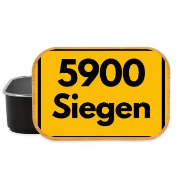 ANCIEN CODE POSTAL RETRO 5900 SIEGEN SIEGERLAN - Boîte à goûter - noir - Devant