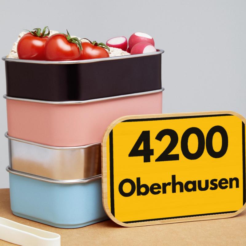 OLD POSTCODE POSTCODE RETRO 4200 OBERHAUSEN RUHR Lunch Box