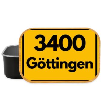 OLD POSTCODE POSTCODE RETRO 3400 GÖTTINGEN UNISTAD - Lunch Box - black - Front
