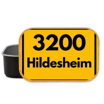 OLD POSTCODE POSTCODE RETRO 3200 HILDESHEIM DOM - Lunch Box - black - Front