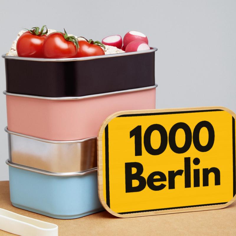 OLD POSTCODE POSTCODE RETRO 1000 BERLIN CAPITAL Lunch Box
