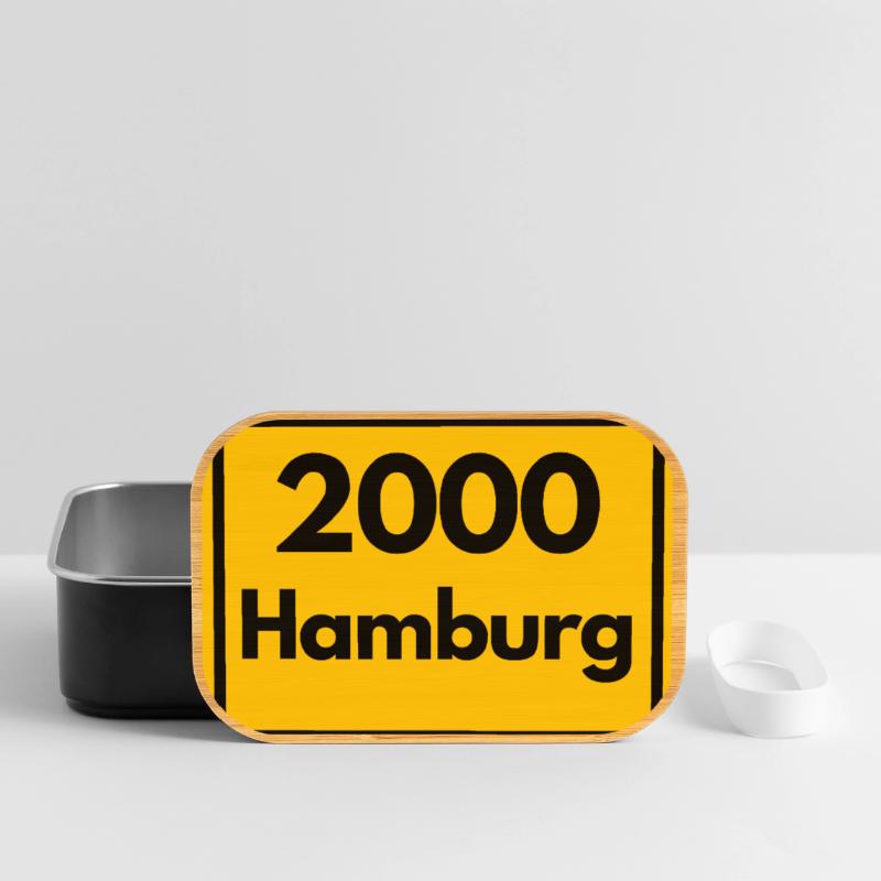 OLD POSTCODE POSTCODE RETRO 2000 HAMBURG - HAFEN Lunch Box