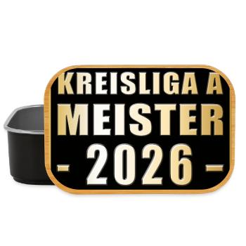 Champion of the Kreisliga A 2026 - Lunch Box - black - Front