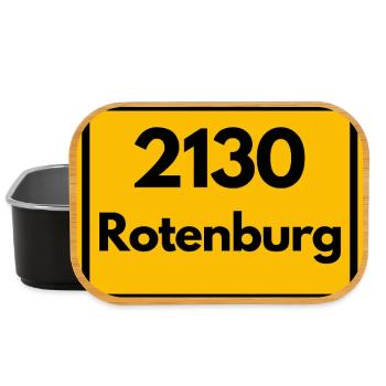 ANCIEN CODE POSTAL RETRO 2130 ROTENBURG WÜMME - Boîte à goûter - noir - Devant