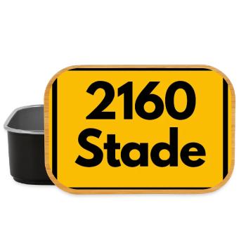ANCIEN CODE POSTAL RÉTRO 2160 STADE HANSEHAFEN - Boîte à goûter - noir - Devant