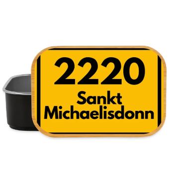 ANCIEN CODE POSTAL 2220 SANKT MICHAELISDONN - Boîte à goûter - noir - Devant