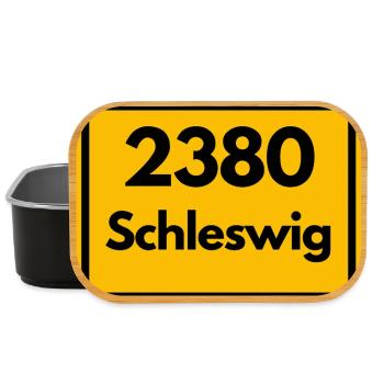 ANCIEN CODE POSTAL RETRO 2380 SCHLESWIG – FJORD - Boîte à goûter - noir - Devant