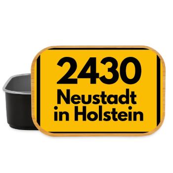 ANCIEN CODE POSTAL 2430 NEUSTADT EN HOLSTEIN - Boîte à goûter - noir - Devant