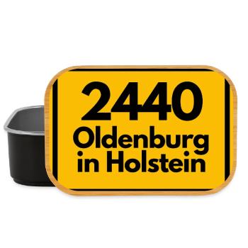 ANCIEN CODE POSTAL 2440 OLDENBURG EN HOLSTEIN - Boîte à goûter - noir - Devant