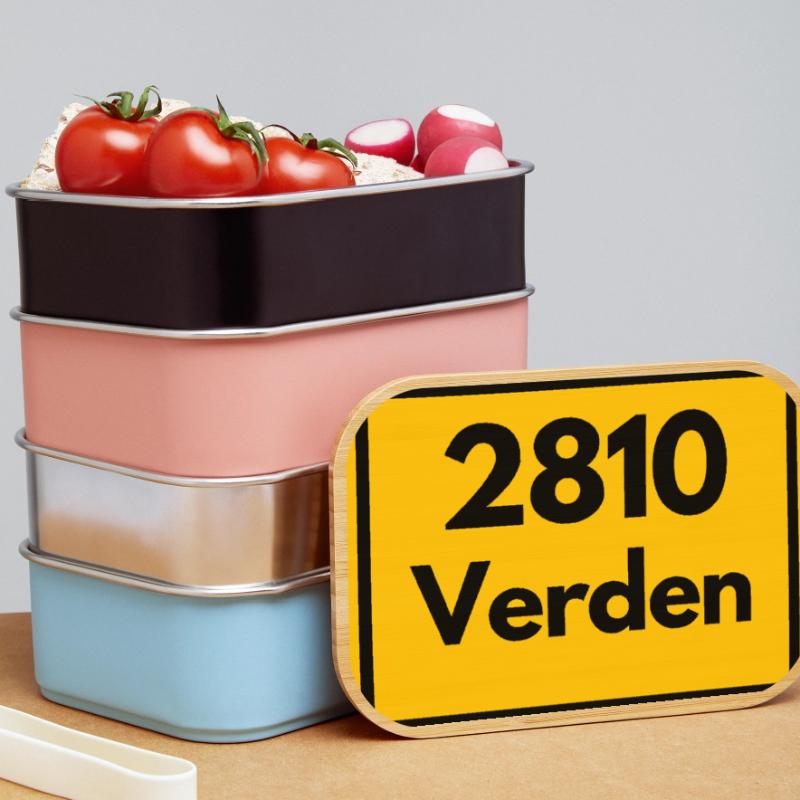 OLD POSTCODE POSTCODE RETRO 2810 VERDEN PFERDEDOM Lunch Box