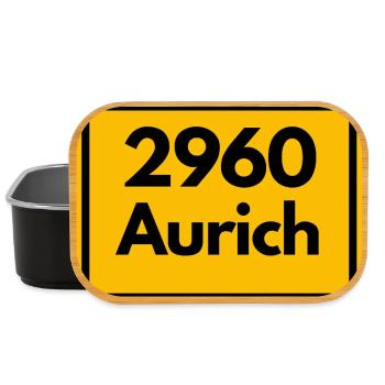 ANCIEN CODE POSTAL 2960 AURICH OSTFRIESLAND - Boîte à goûter - noir - Devant