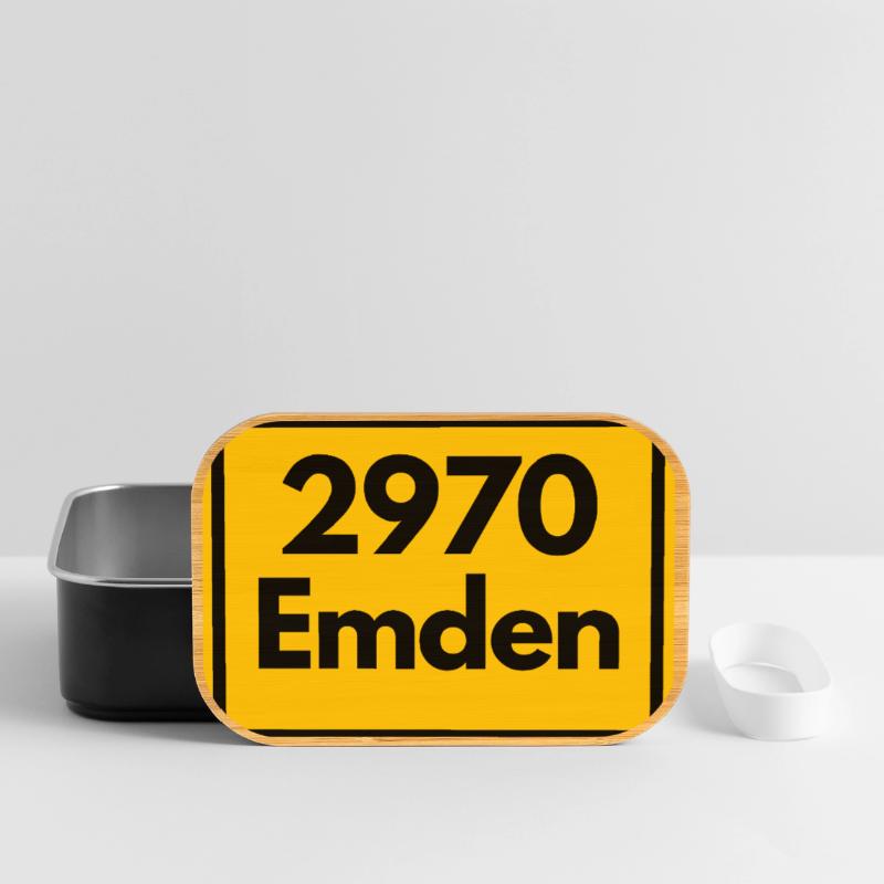 OLD POSTCODE ZIP CODE RETRO ⚓ 2970 Emden Moin moin Lunch Box