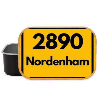 ANCIEN CODE POSTAL RÉTRO 2890 NORDENHAM – WESER - Boîte à goûter - noir - Devant