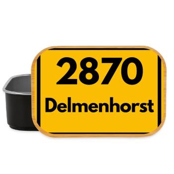 ANCIEN CODE POSTAL RÉTRO 2870 DELMENHORST - Boîte à goûter - noir - Devant