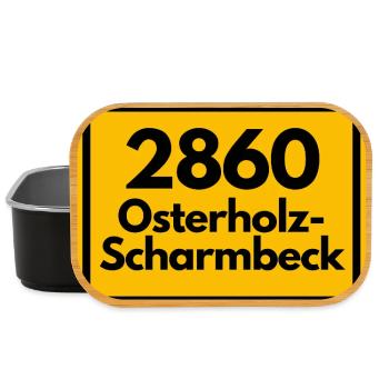 ANCIEN CODE POSTAL 2860 OSTERHOLZ-SCHARMBECK - Boîte à goûter - noir - Devant