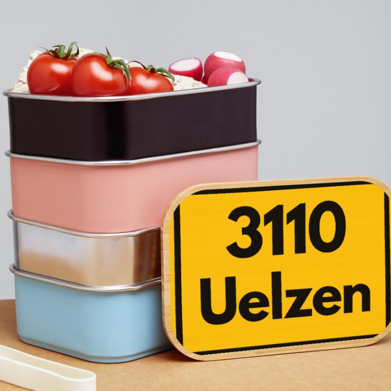 OLD POSTCODE ZIP CODE 3110 UELZEN HUNDERTWASSER Lunch Box