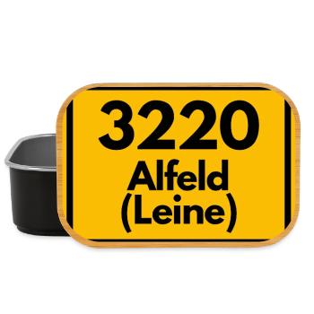 ANCIEN CODE POSTAL RETRO 3220 ALFELD LEINE - Boîte à goûter - noir - Devant