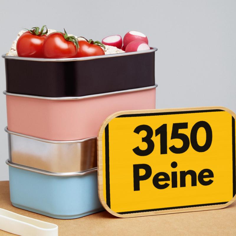 OLD POSTCODE ZIP CODE RETRO 3150 PEINE EULENSTADT Lunch Box
