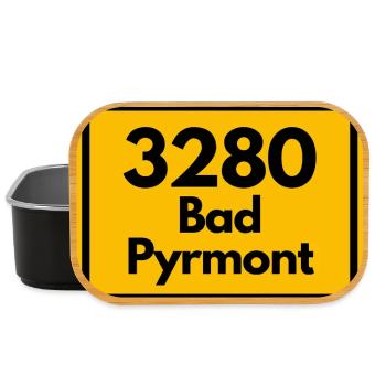 ANCIEN CODE POSTAL RETRO 3280 BAD PYRMONT - Boîte à goûter - noir - Devant