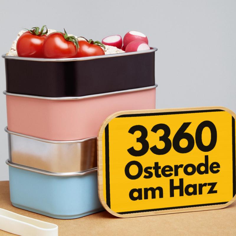OLD POSTCODE POSTCODE RETRO 3360 OSTERODE HARZ Lunch Box