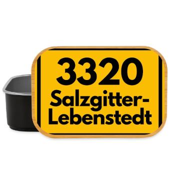 ANCIEN CODE POSTAL RETRO 3320 SALZGITTER - Boîte à goûter - noir - Devant