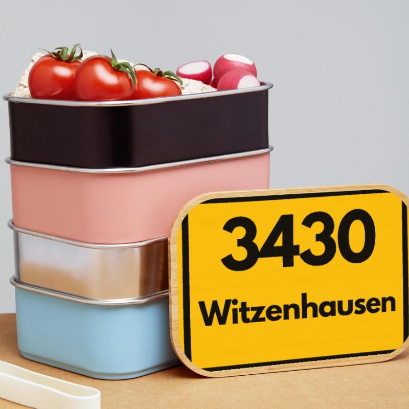 OLD POSTCODE ZIP CODE RETRO 3430 WITZENHAUSEN Lunch Box