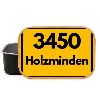 OLD POSTCODE POSTCODE RETRO 3450 HOLZMINDEN WESER - Lunch Box - black - Front