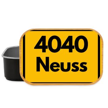 ANCIEN CODE POSTAL RÉTRO 4040 CITY NEUSS - Boîte à goûter - noir - Devant