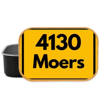 OLD POSTCODE POSTCODE RETRO 4130 MOERS - Lunch Box - black - Front